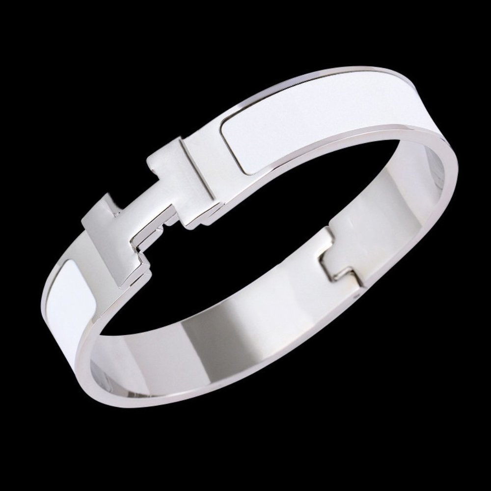 New! Clic H Bracelet Black and Silver - Picture 4 of 9